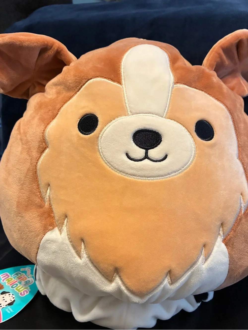 Squishmallow Flip-A-Mallow Andres the Sheltie and Dustin the Dalmation 12”